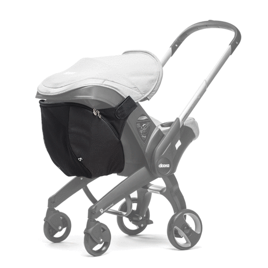 Doona Doona Accessoires Snap on Tasche Schwarz