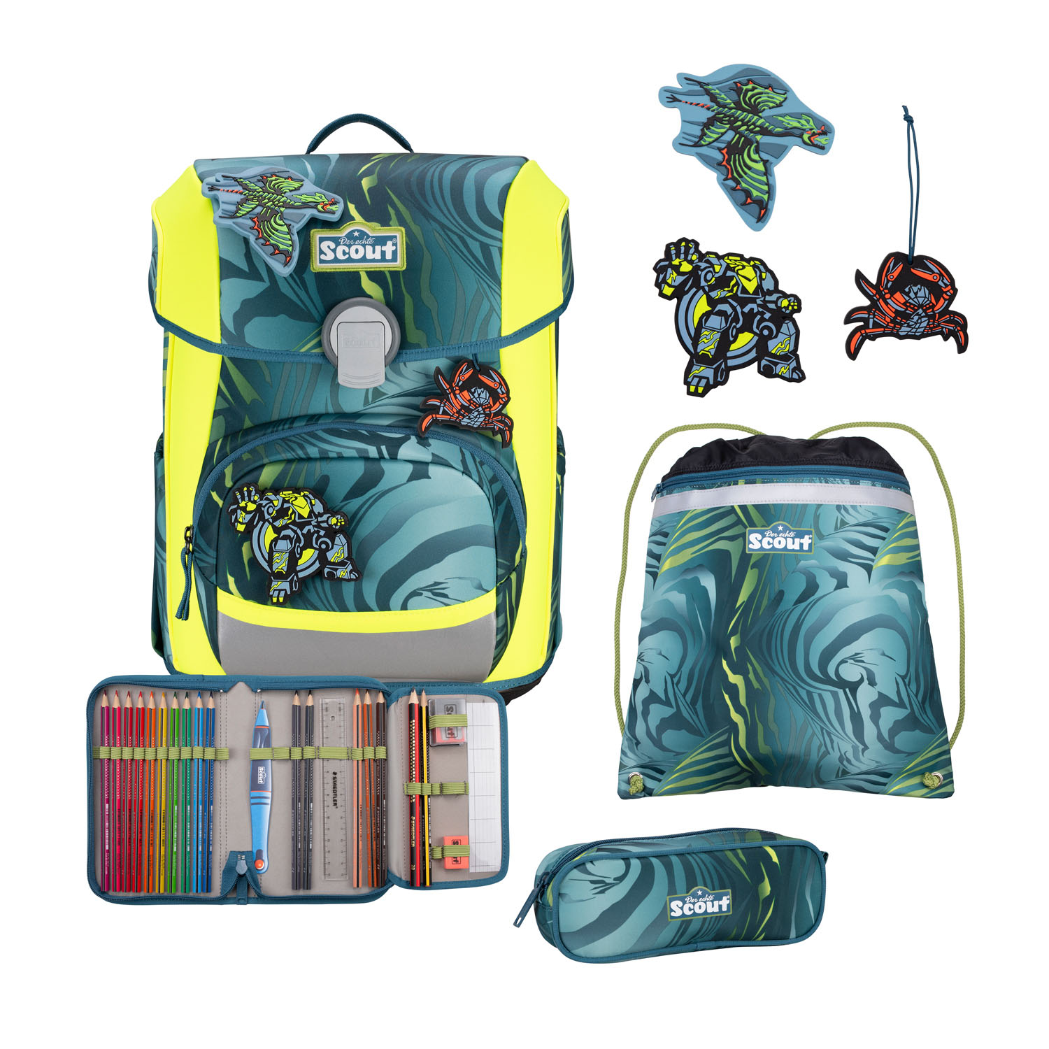 Scout Neo Schulranzen-Set 4-teilig DIN Action Scout Neo Schulranzen-Set 4-teilig DIN Action