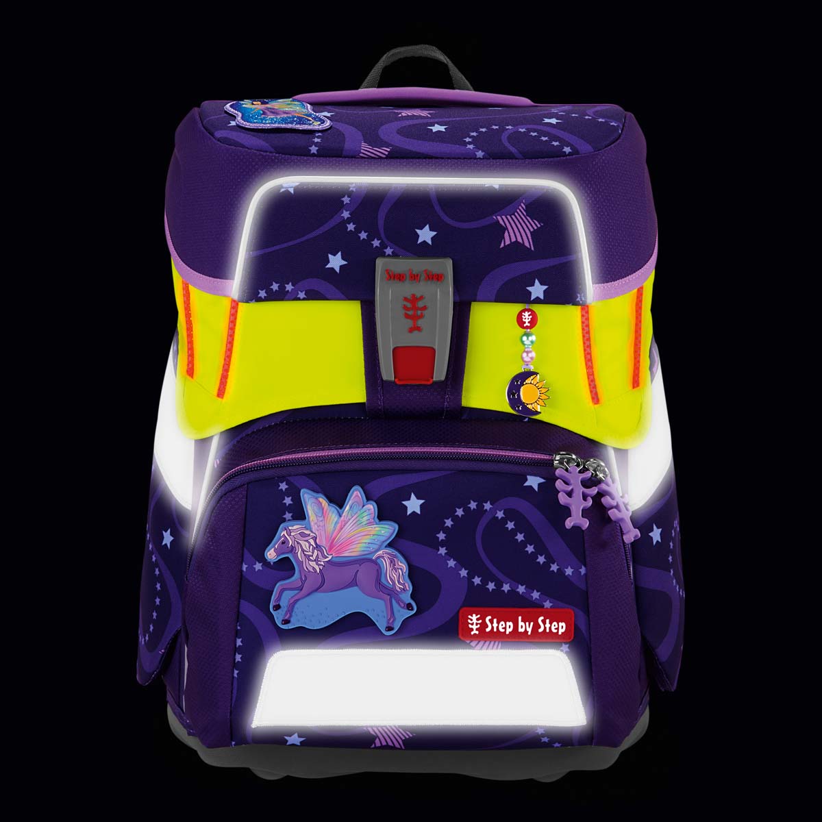 Step by Step Schulzubehör LED Neon Pull-Over gelb