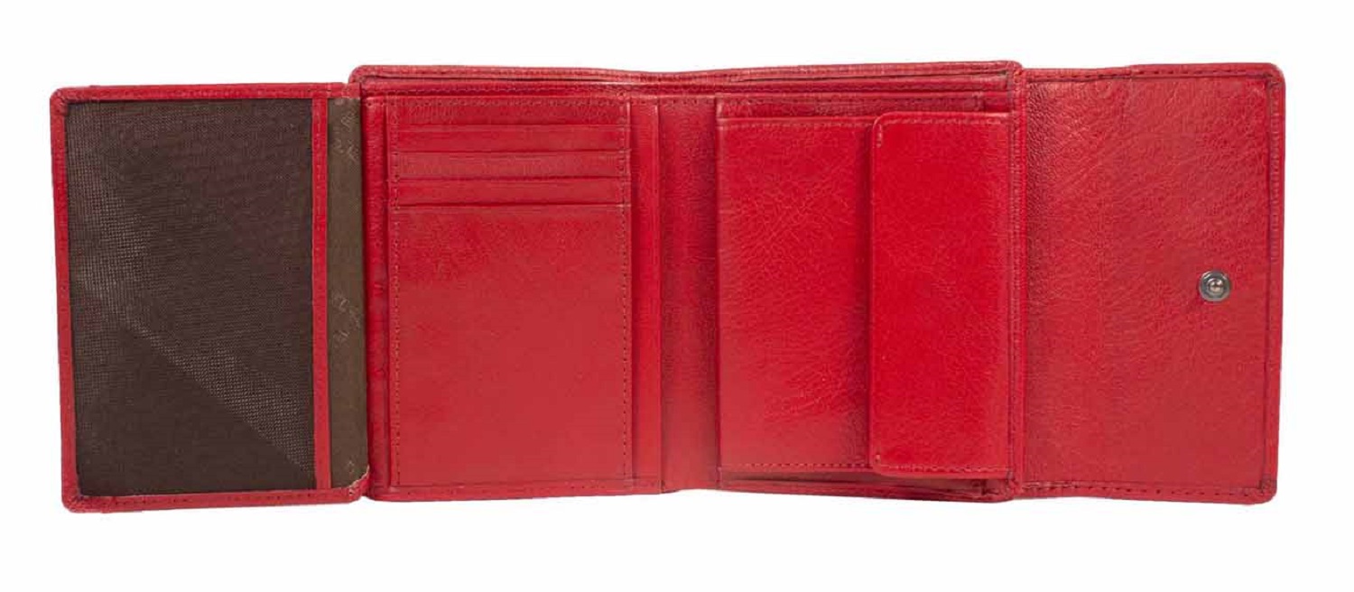 Braun Büffel ANNA RFID Geldbörse 8CS rot Braun Büffel ANNA RFID Geldbörse 8CS rot