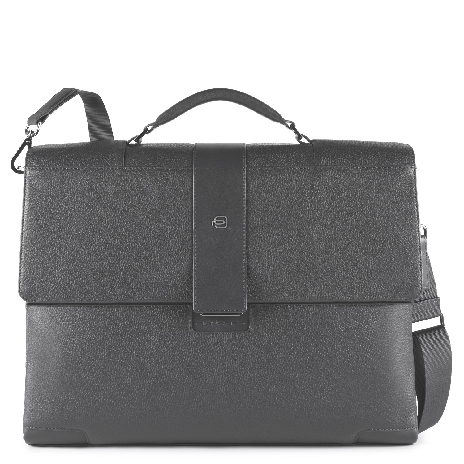Piquadro ILI Schmale Kurzgrifflaptoptasche grau