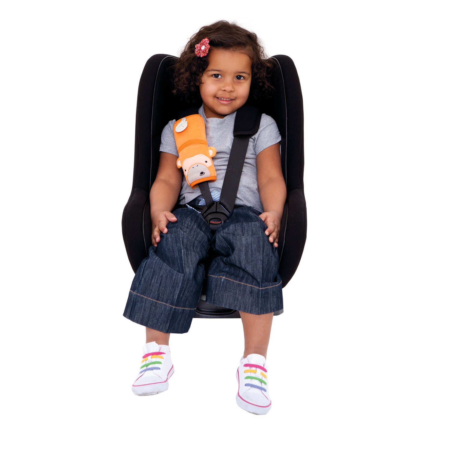 Trunki SnooziHedz Gurtpolster Affe Mylo Orange Trunki SnooziHedz Gurtpolster Affe Mylo Orange