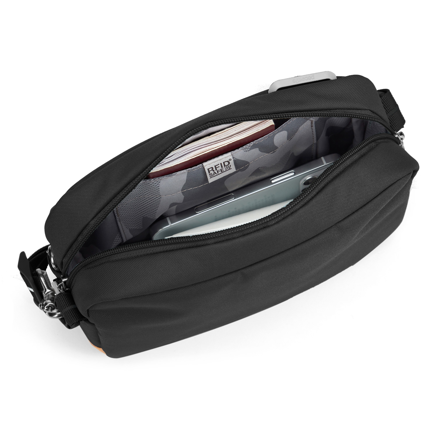 pacsafe GO Anti-Theft Crossbody Bag Jet Black pacsafe GO Anti-Theft Crossbody Bag Jet Black