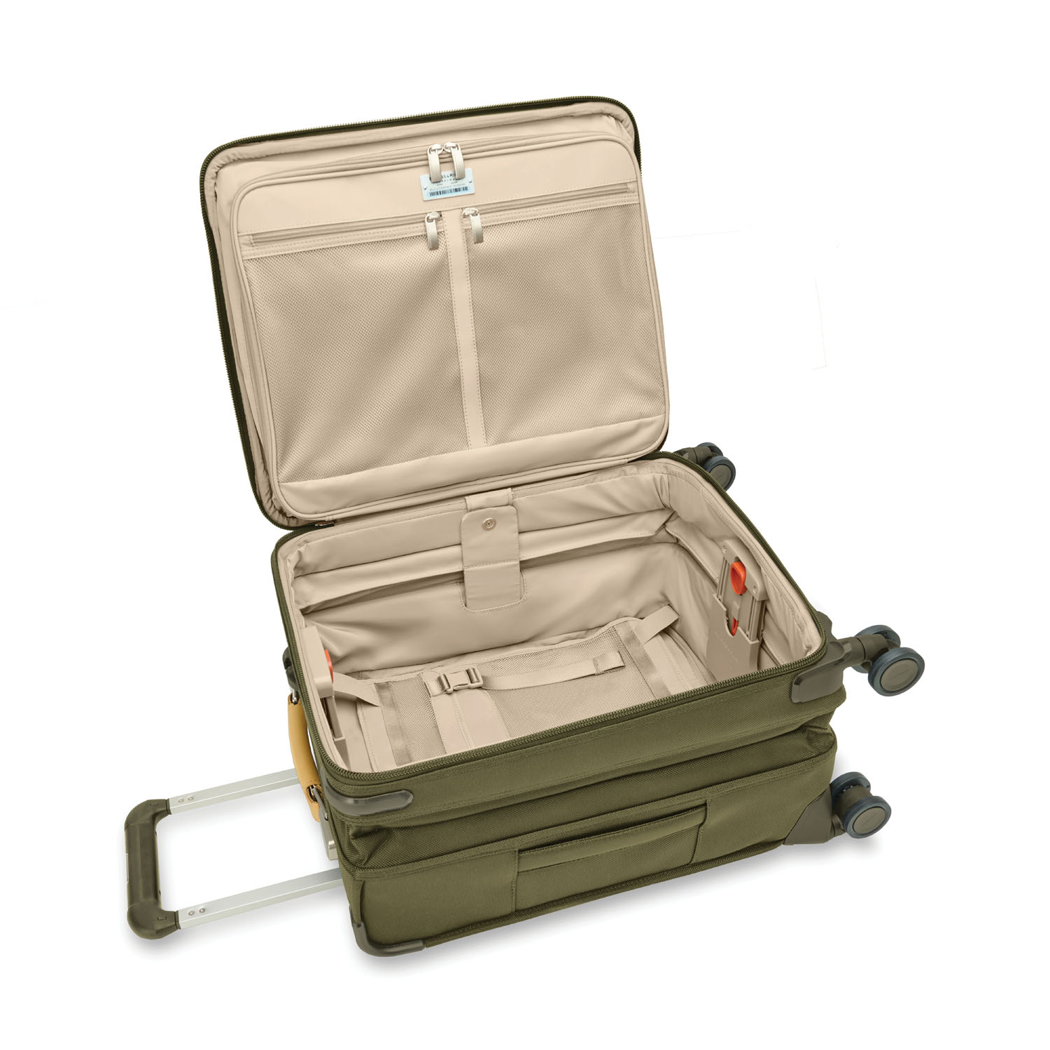 Briggs & Riley Baseline Global Carry-on Spinner 21" Exp Olive Briggs & Riley Baseline Global Carry-on Spinner 21" Exp Olive