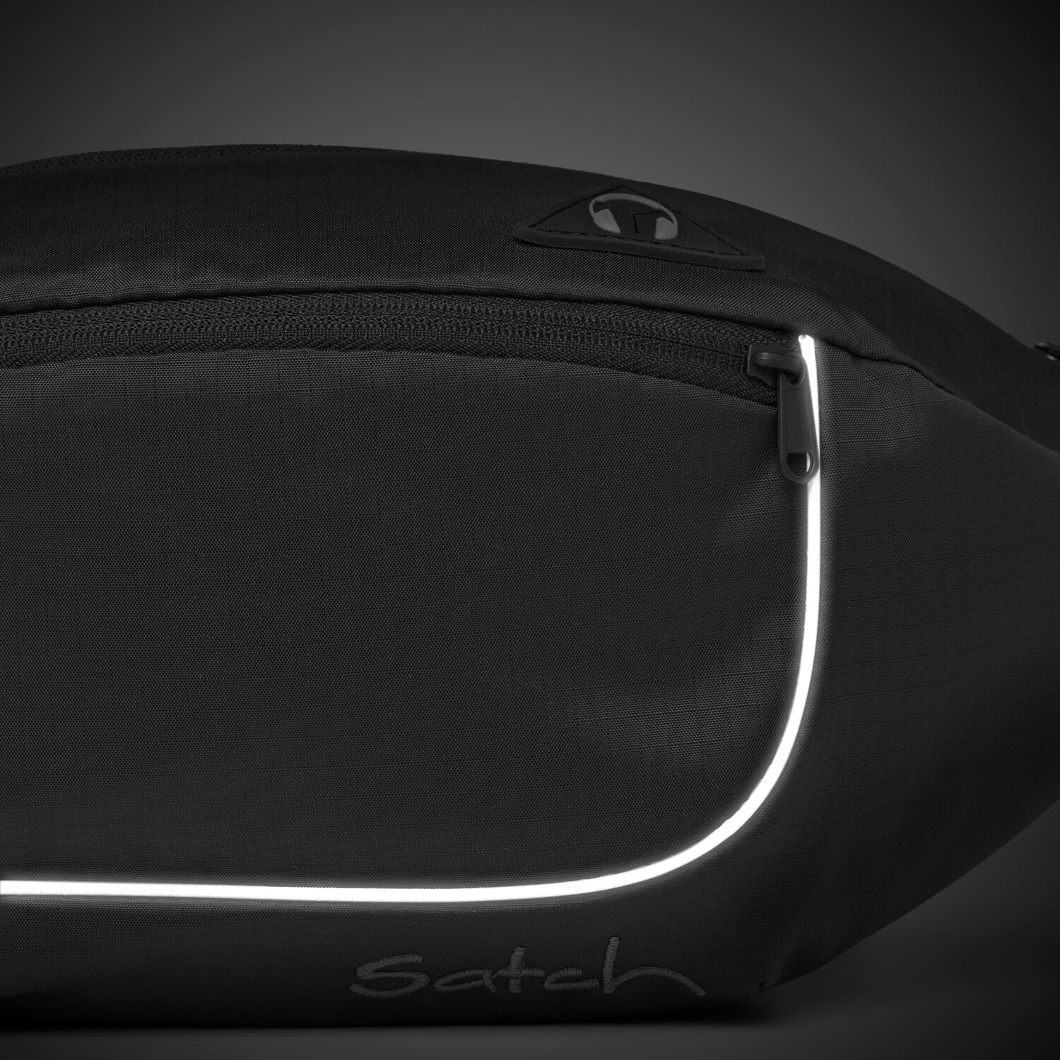 satch Freizeit Cross Hip Bag Ripstop Black