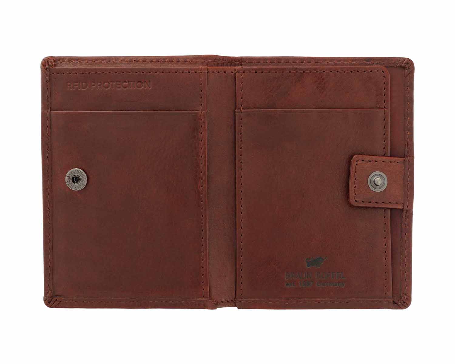 Braun Büffel AREZZO RFID Geldbörse S 4CS tabak