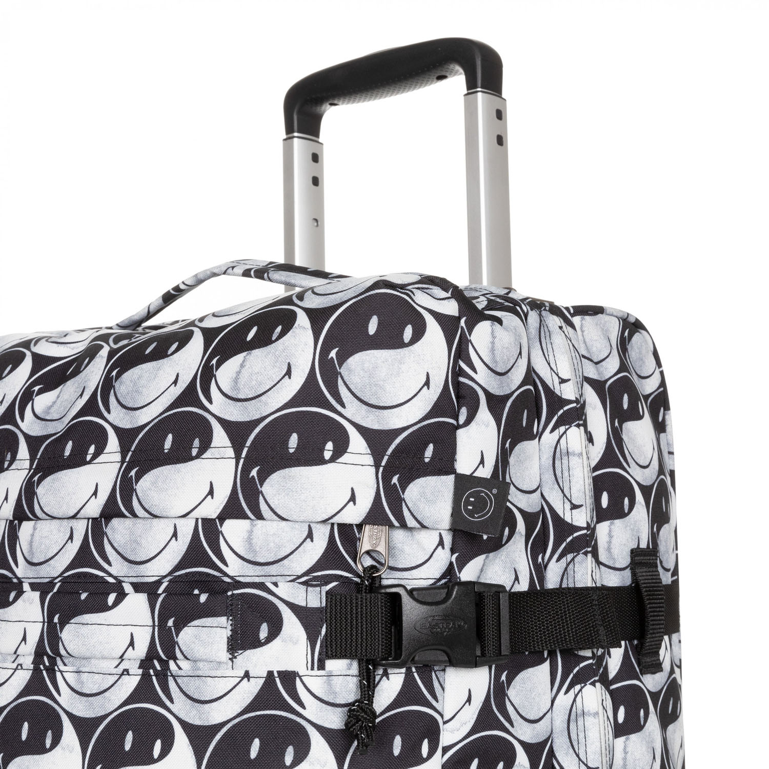 Eastpak Transit'R Reisetrolley S mit 2 Rollen 24 Smiley YY Black