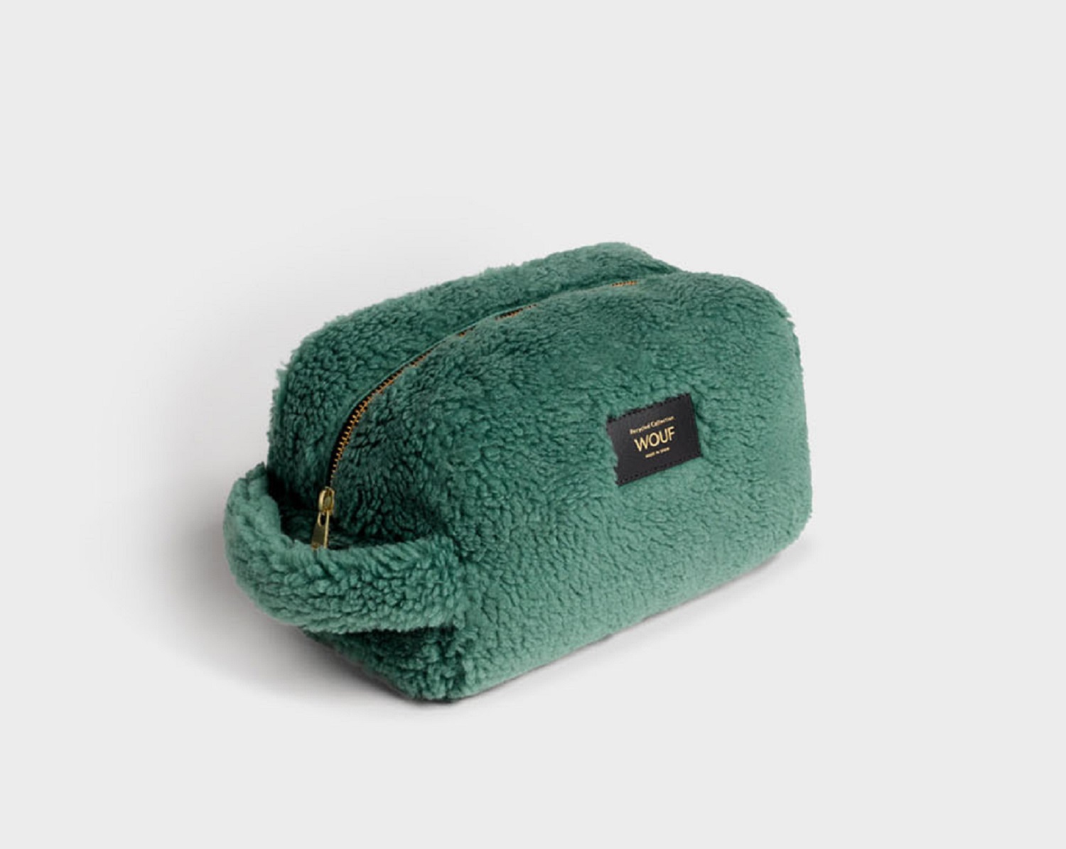Wouf Teddy Collection Toiletry Bag Moss