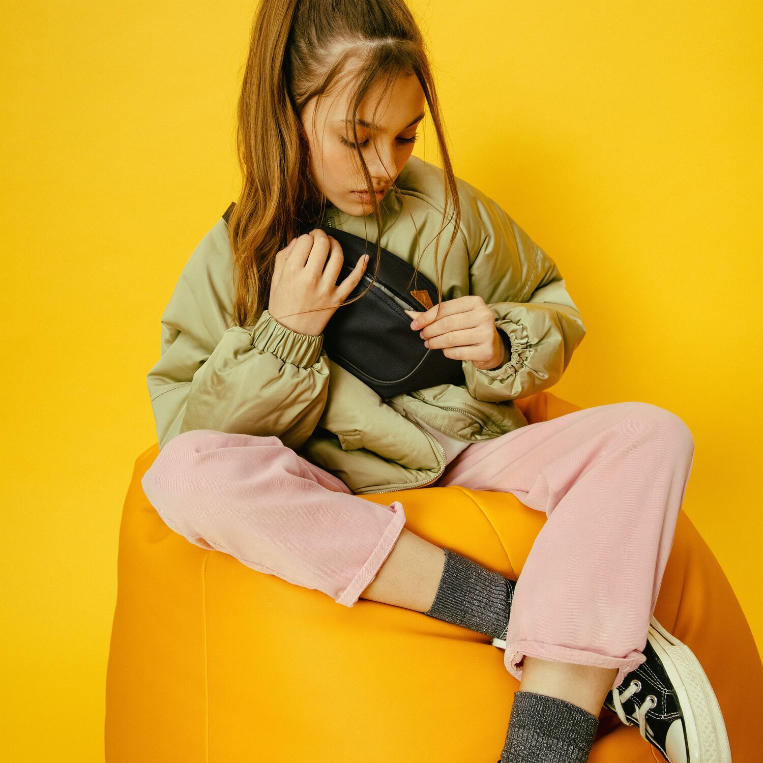 satch Freizeit CROSS Hip Bag Pure Grey