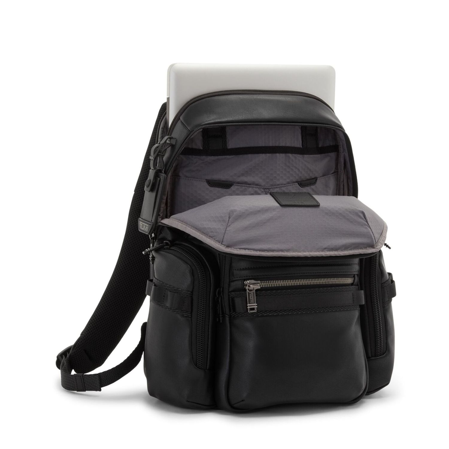 Tumi Alpha Bravo Navigation Rucksack aus Leder + GRATIS HOTELGUTSCHEIN Schwarz Tumi Alpha Bravo Navigation Rucksack aus Leder + GRATIS HOTELGUTSCHEIN Schwarz