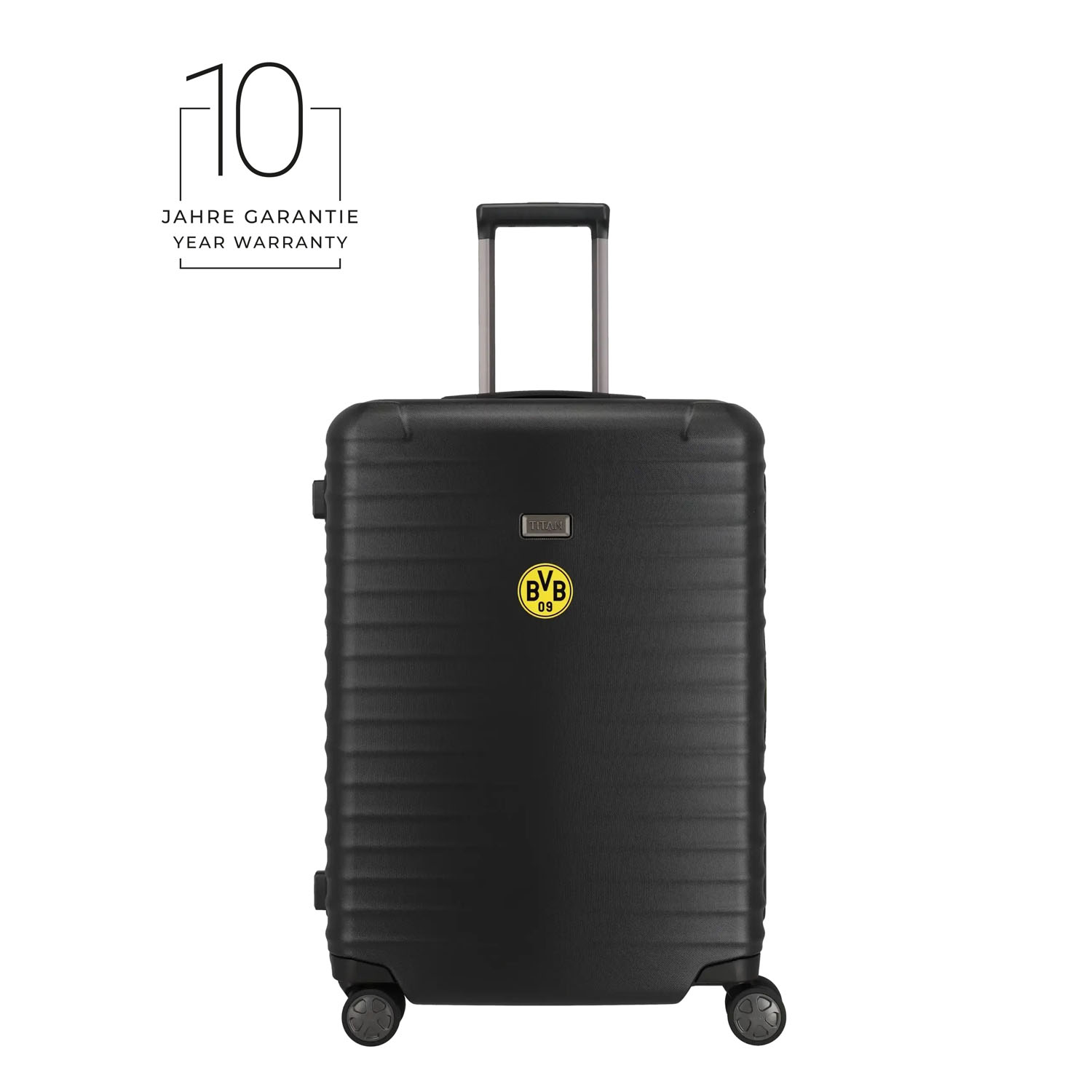 TITAN Litron Frame BVB-Edition 4-Rollen Trolley M 69cm + Gratis Hotelgutschein