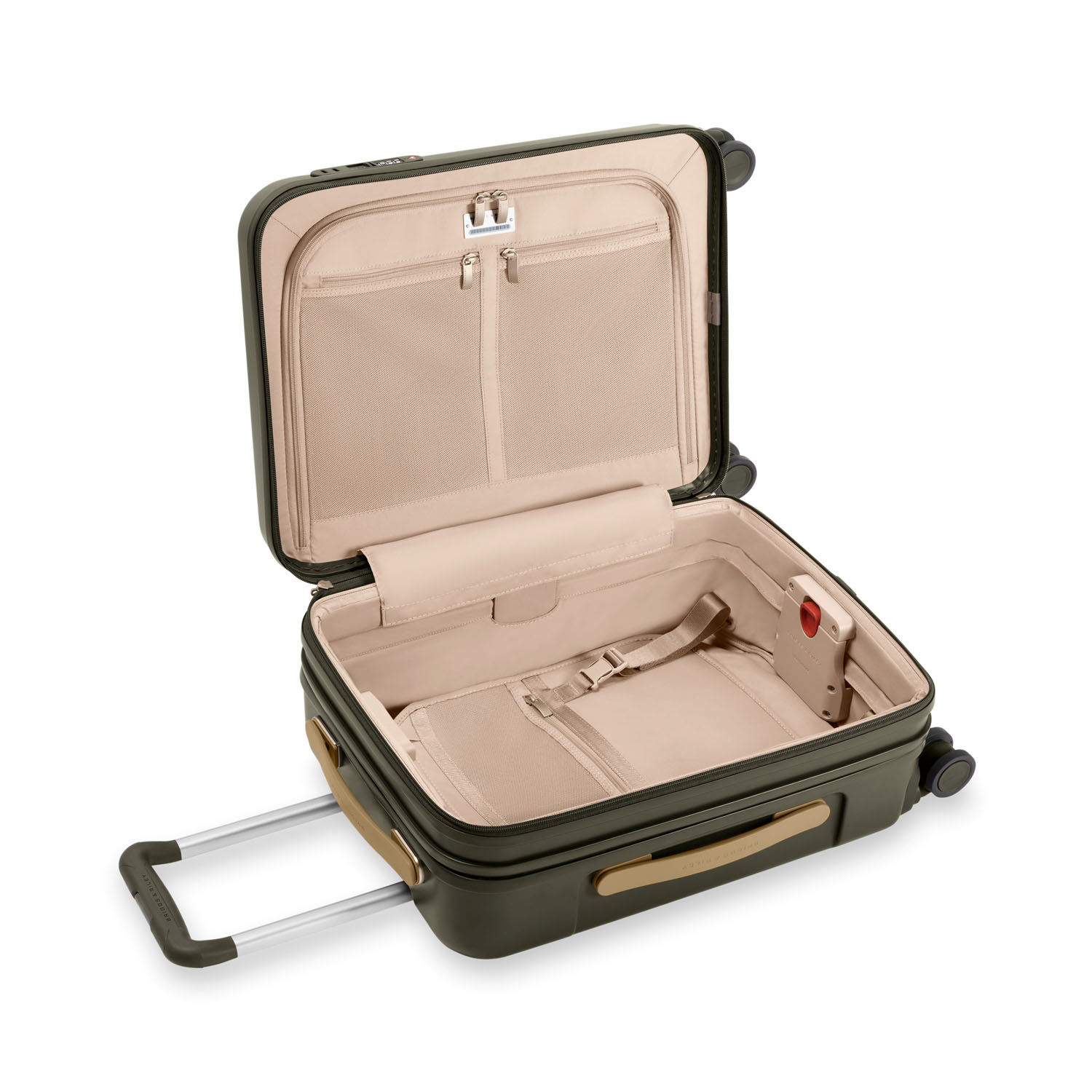 Briggs & Riley Sympatico 3.0 Global 53cm Carry-On Expandable Spinner Olive