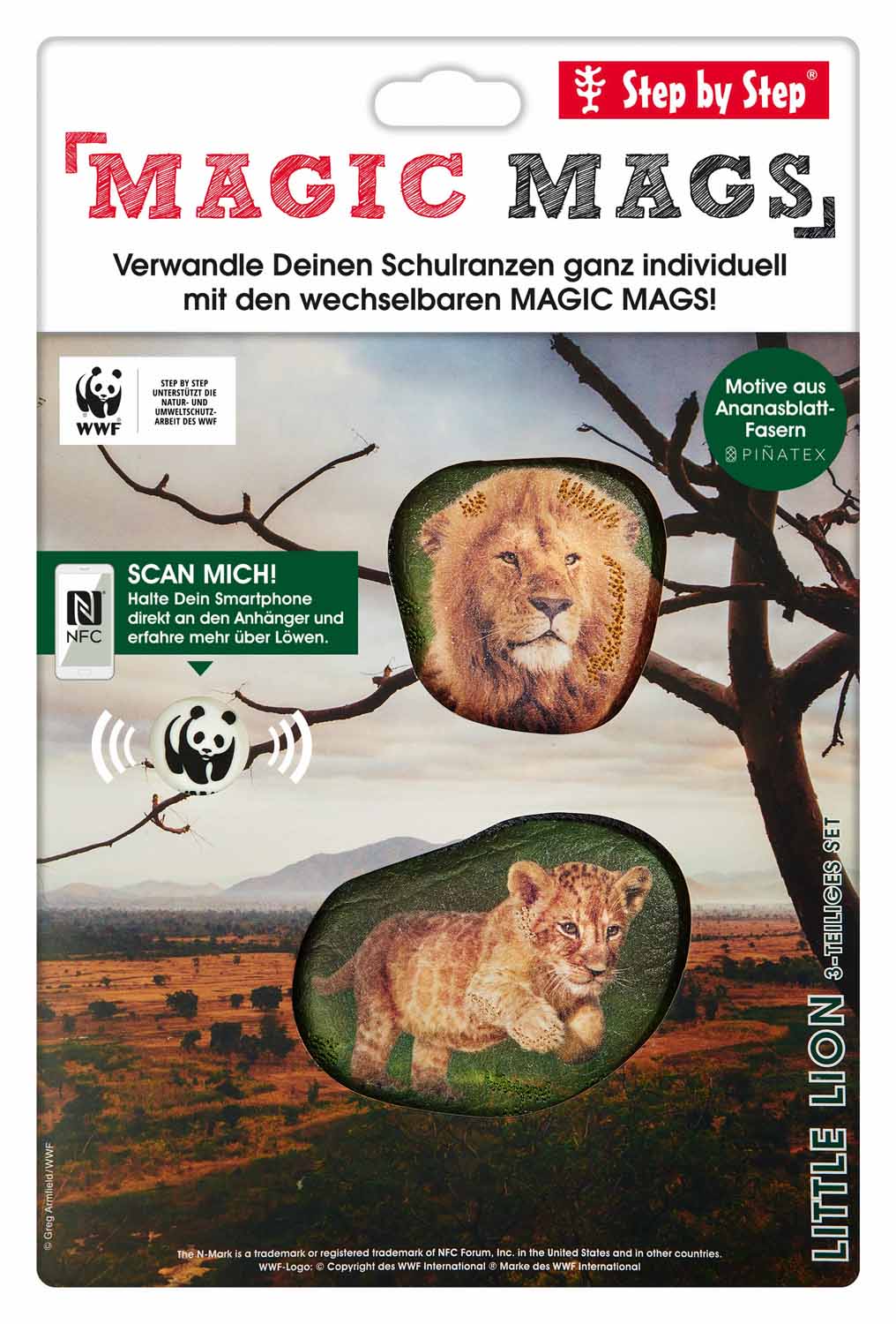 Step by Step MAGIC MAGS WWF, 3-teiliges Set Little Lion Step by Step MAGIC MAGS WWF, 3-teiliges Set Little Lion