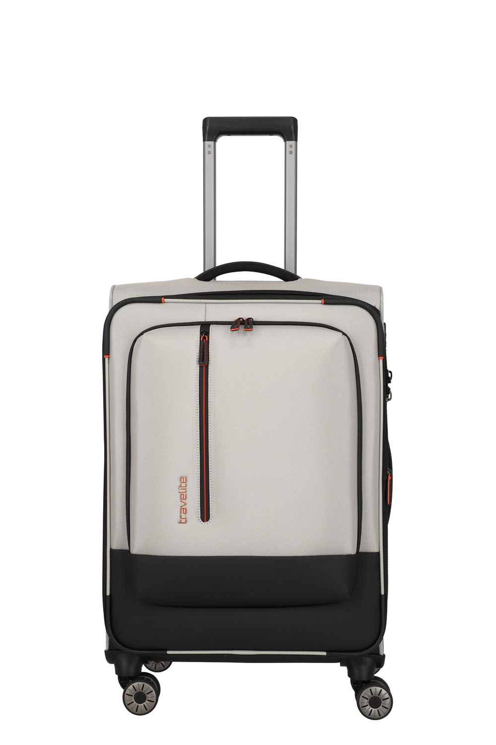 Travelite Crosslite Trolley M 4-Rollen erweiterbar Natur