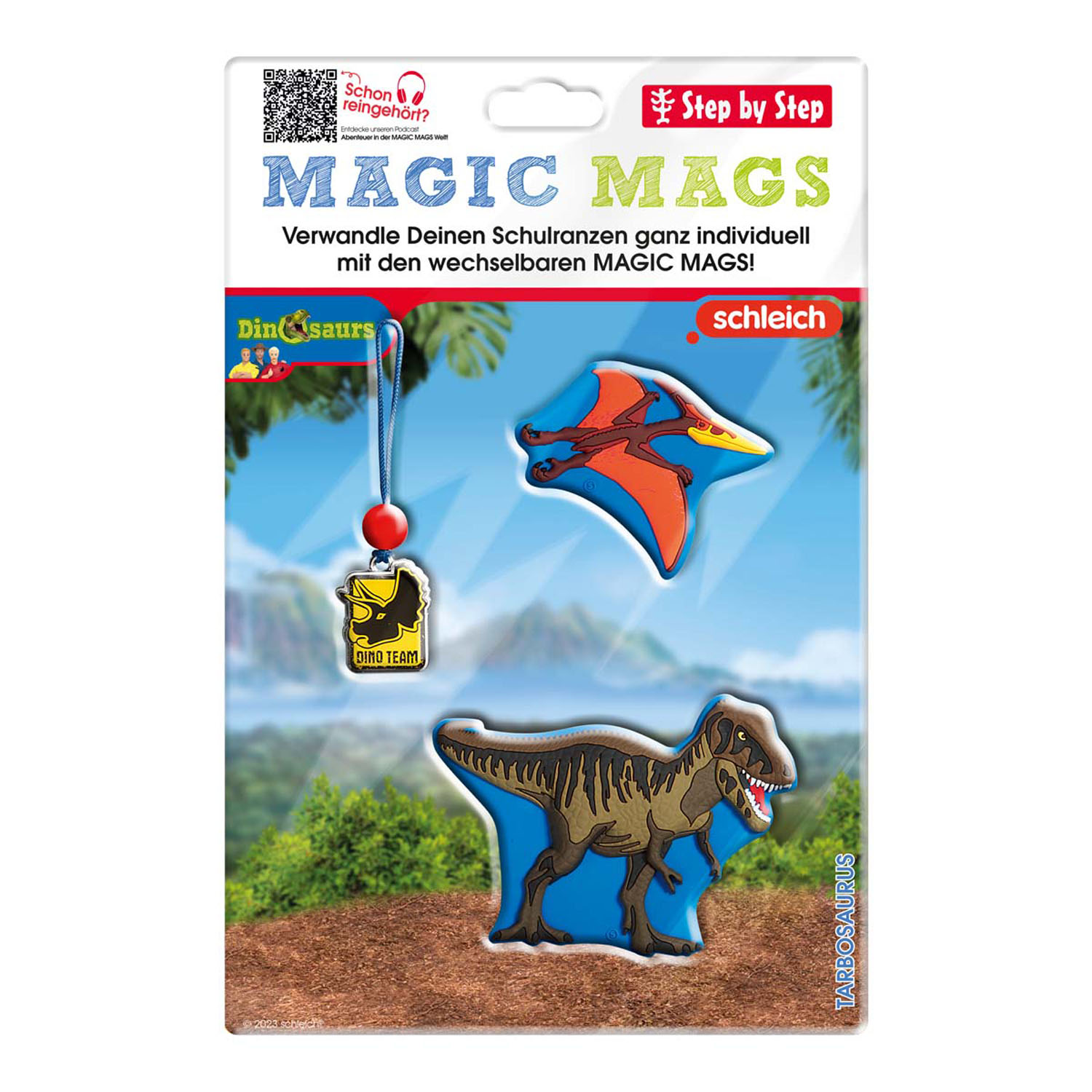 Step by Step MAGIC MAGS Limited Edition schleich®, 3-teiliges Set Dinosaurs, Tarbosauros Step by Step MAGIC MAGS Limited Edition schleich®, 3-teiliges Set Dinosaurs, Tarbosauros
