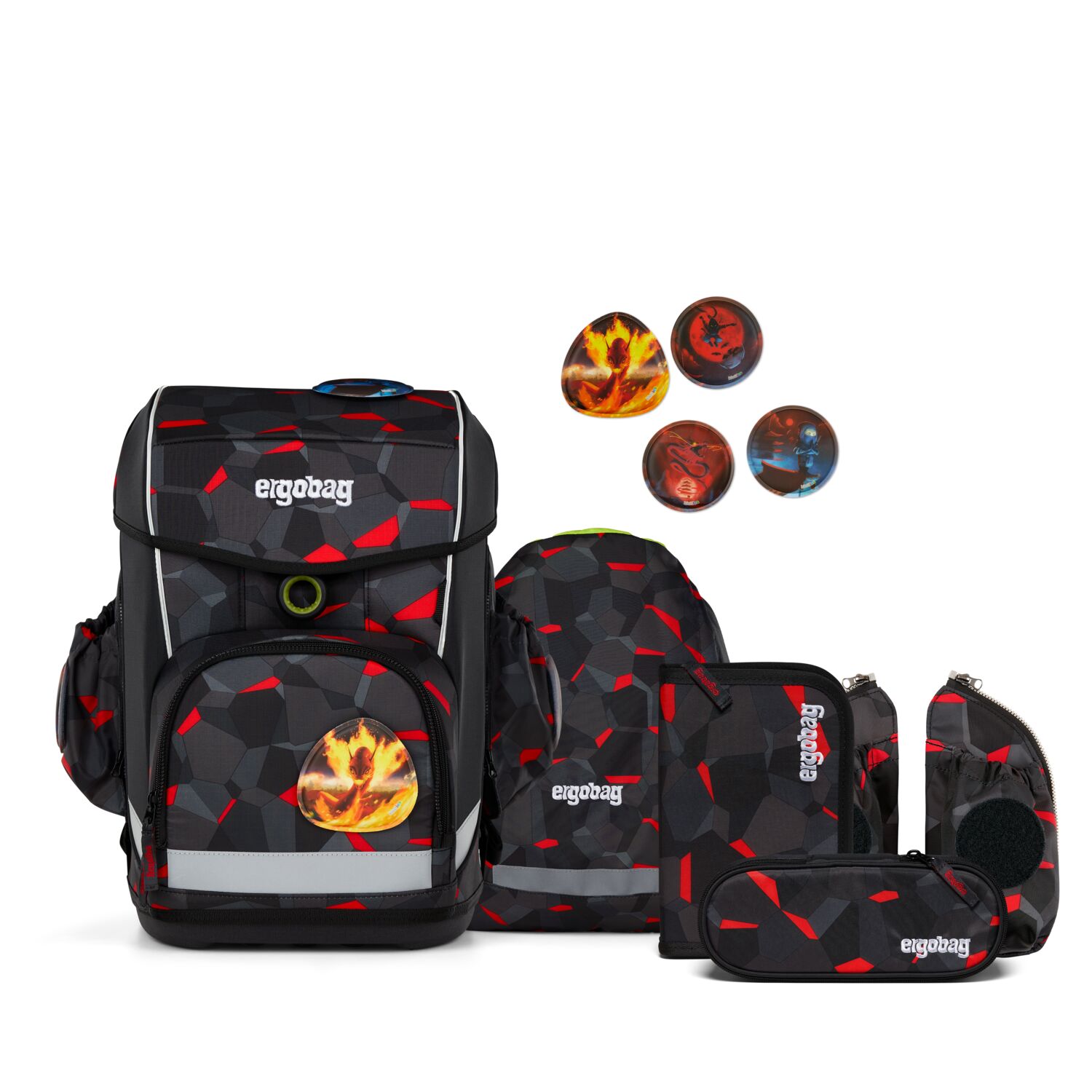 ergobag cubo light 6-teiliges Schulrucksack-Set 2025 ergobag cubo light 6-teiliges Schulrucksack-Set 2025