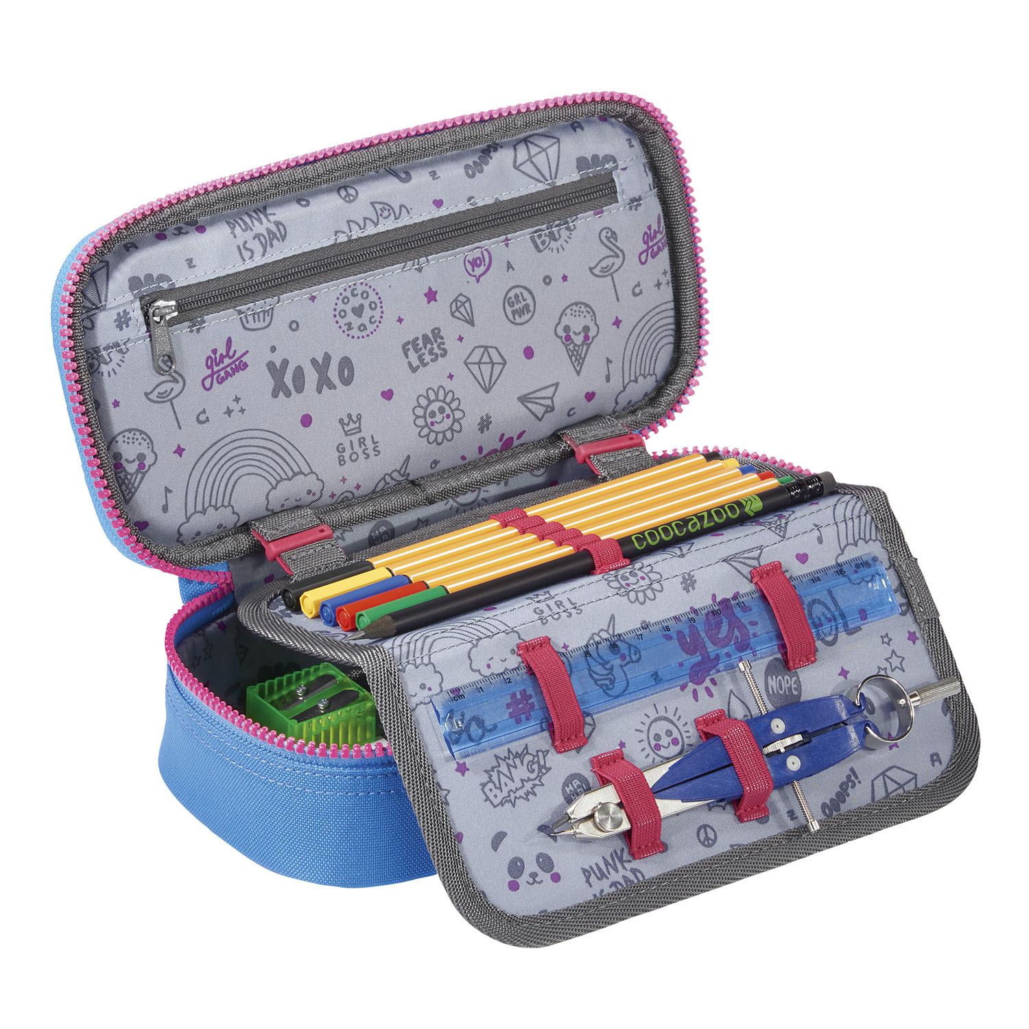 Coocazoo Zubehör PencilDenzel *MeshFlash* Limited Edition Schlamperetui Neon Pink Coocazoo Zubehör PencilDenzel *MeshFlash* Limited Edition Schlamperetui Neon Pink