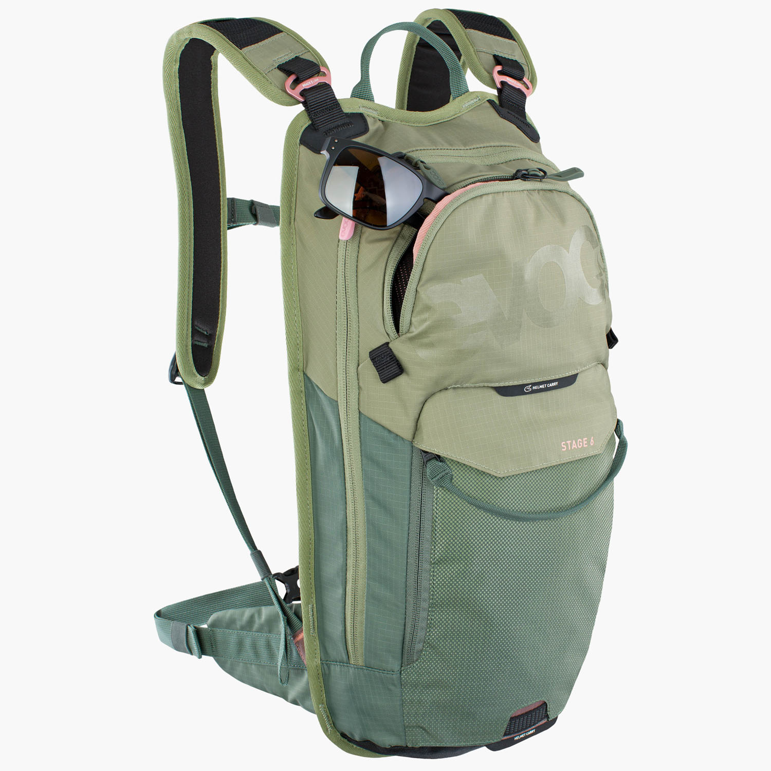 evoc Stage 6 Bike-Rucksack Light Olive - Olive evoc Stage 6 Bike-Rucksack Light Olive - Olive