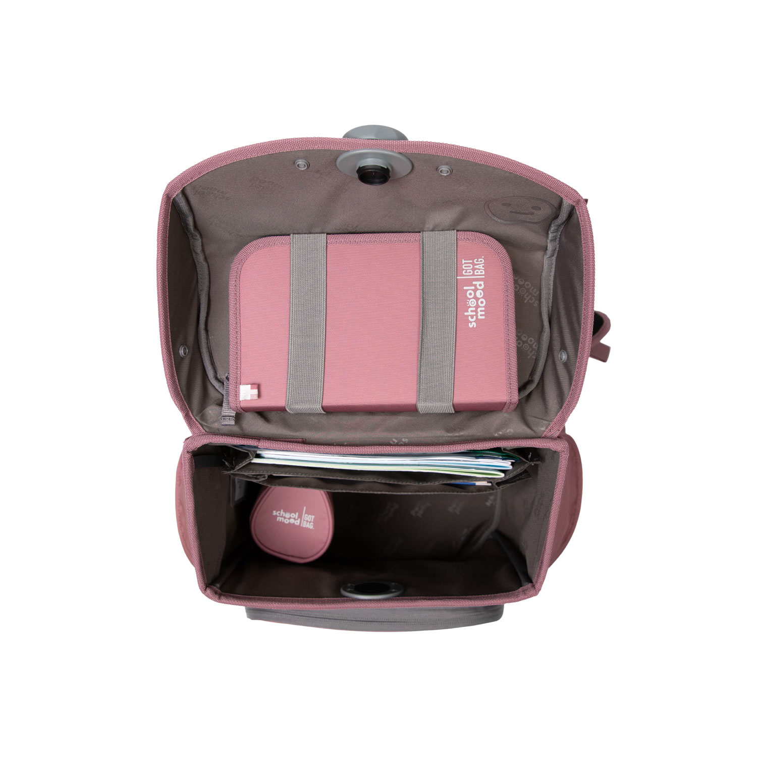 School-Mood Timeless Pro Ocean Collection, 6-tlg. Schulranzenset Axolotl