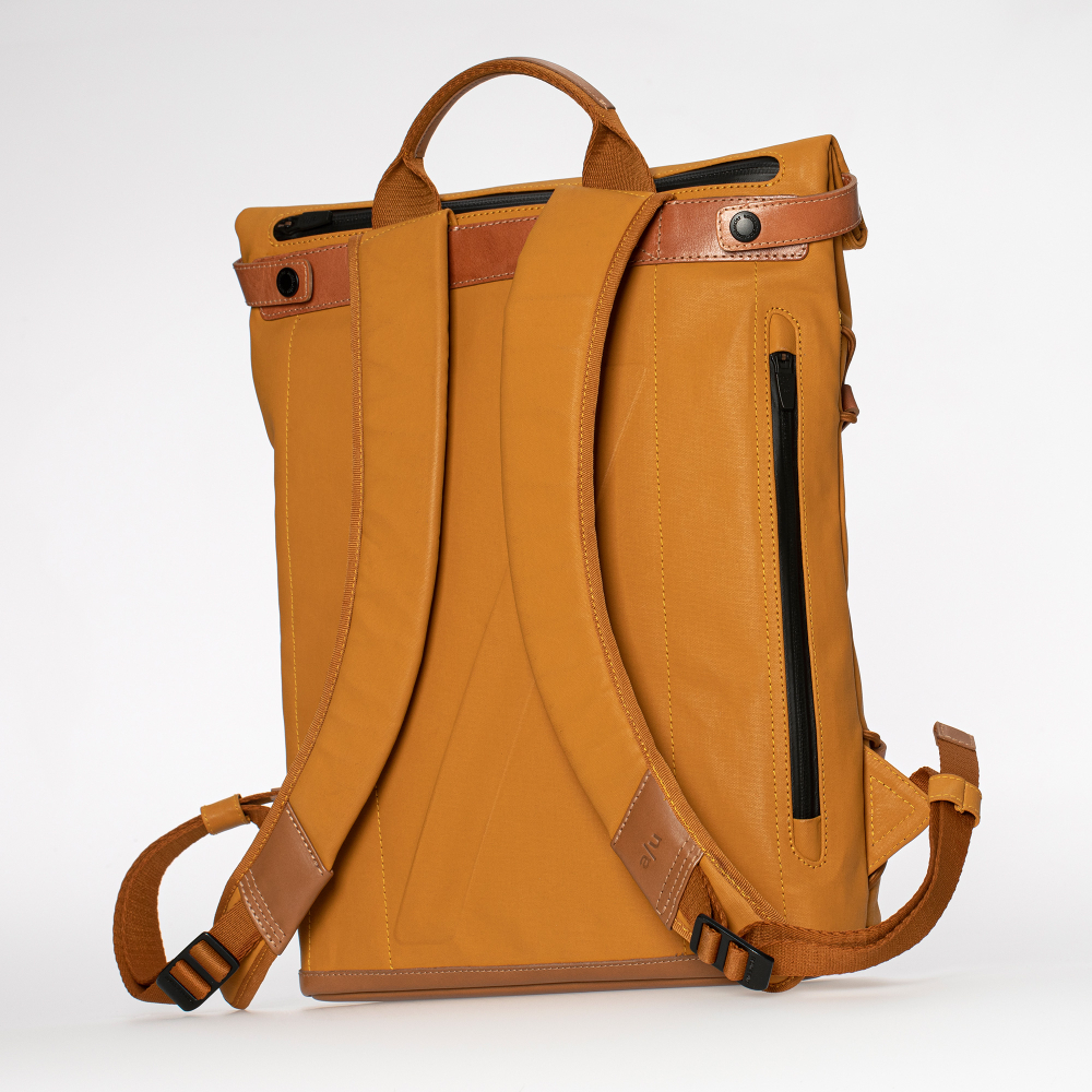 aunts & uncles Japan Yokohama Rolltop Rucksack mit 13" Notebookfach butterscotch
