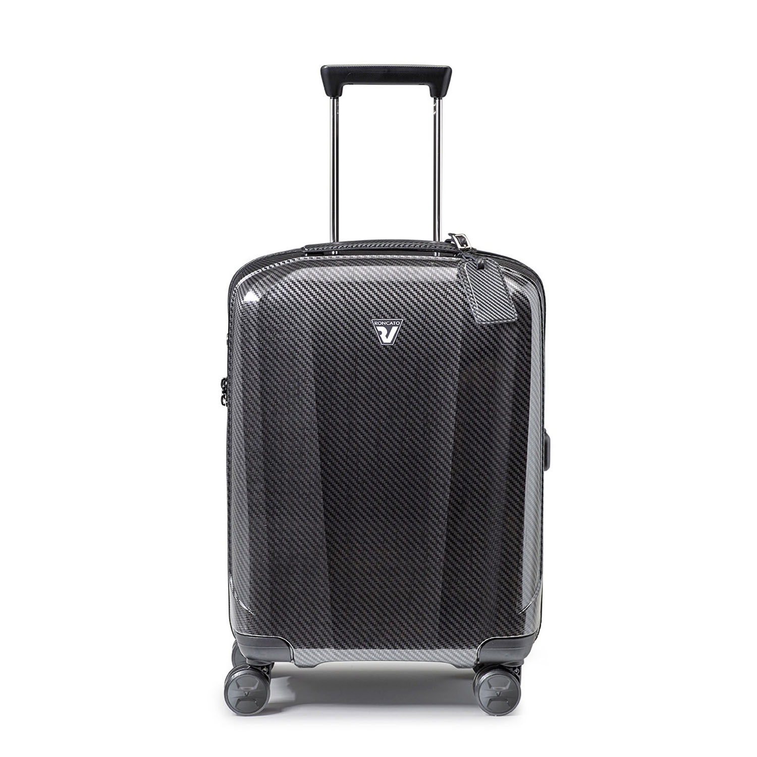 Roncato WE ARE GLAM DLX Carry-on Spinner 55cm erweiterbar Black/Graphite