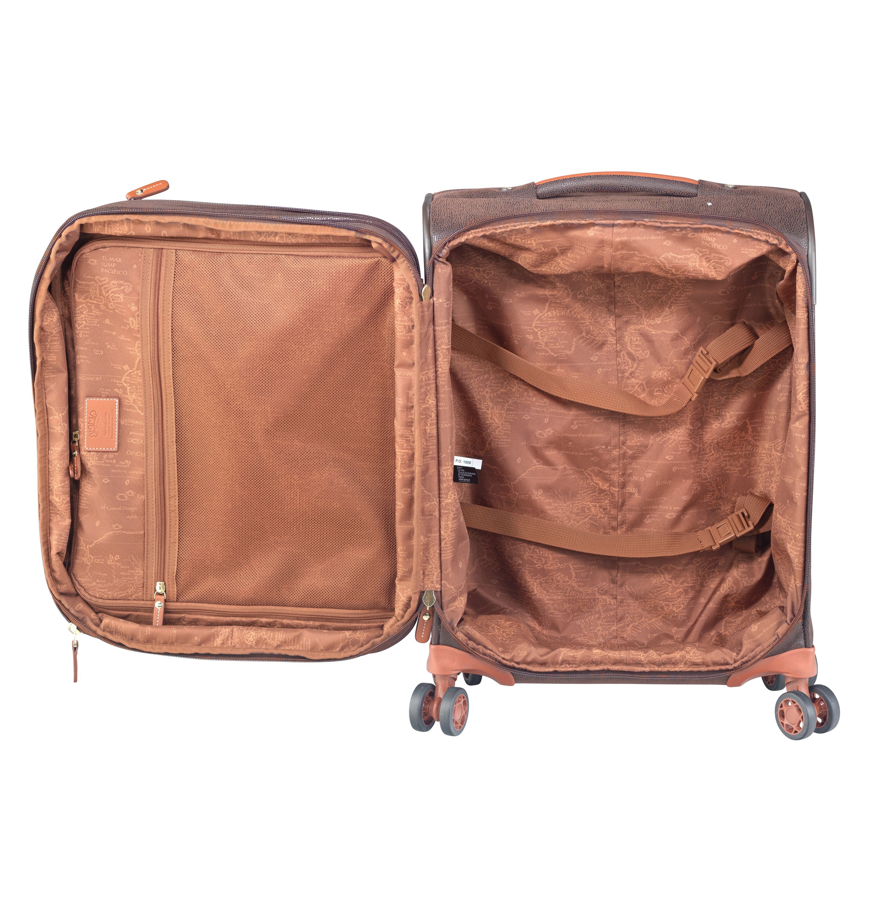 JUMP Uppsala 4-Rad-Kabinenkoffer erweiterbar 55cm Chocolat JUMP Uppsala 4-Rad-Kabinenkoffer erweiterbar 55cm Chocolat