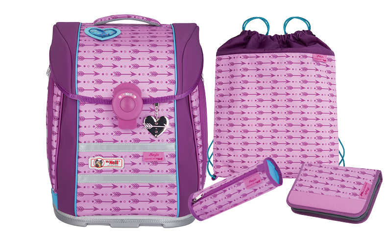 McNeill Ergo Primero Schulranzen-Set, 4-teilig Mayla McNeill Ergo Primero Schulranzen-Set, 4-teilig Mayla