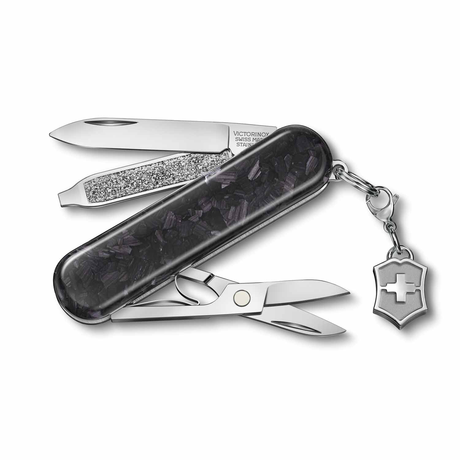 Victorinox Classic SD Brilliant, 58 mm, Carbon
