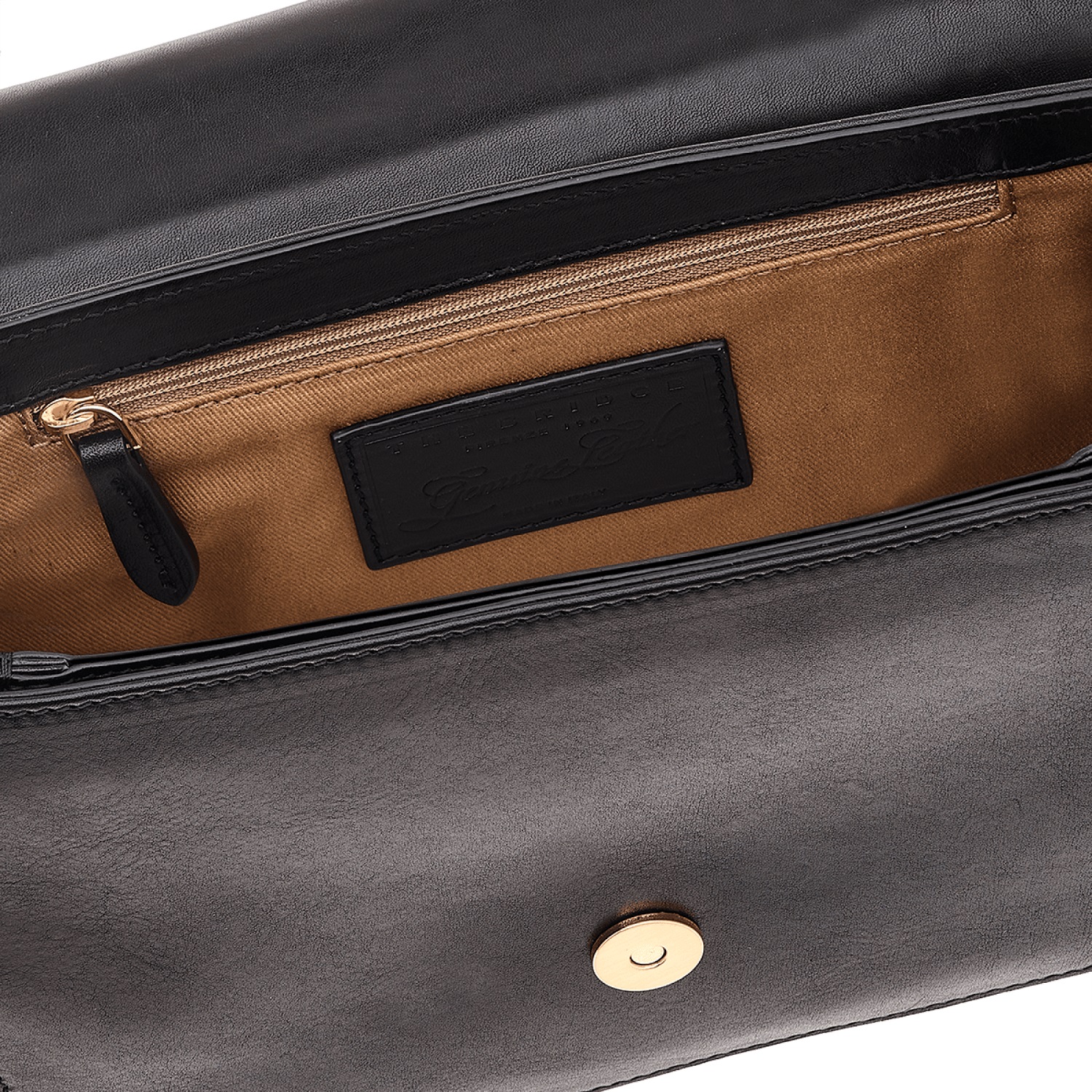 The Bridge Lavinia Schultertasche Schwarz/Gold