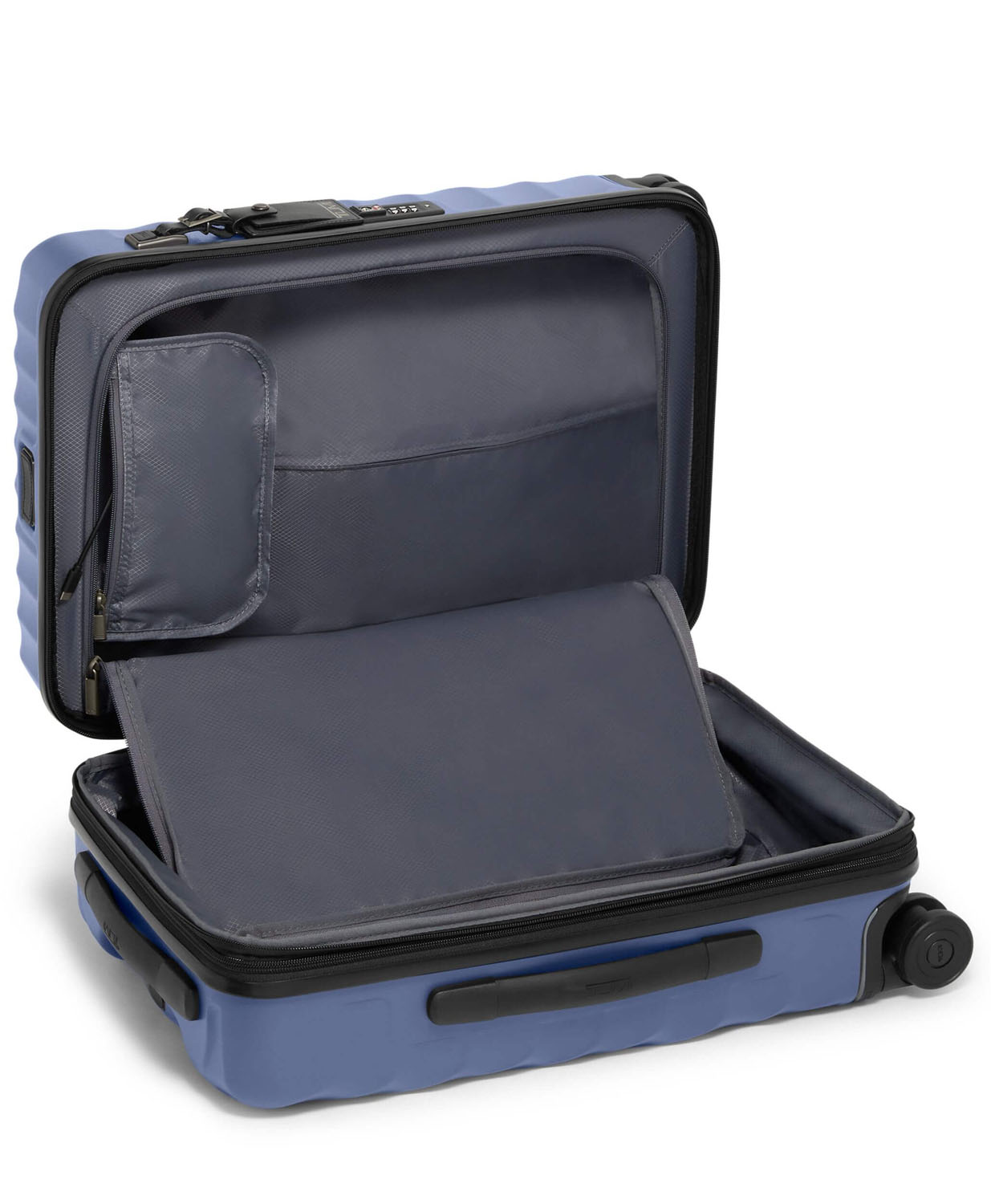 Tumi 19 Degree International Erweiterbarer Handgepäckkoffer 55cm, matte + GRATIS HOTELGUTSCHEIN Slate Blue Texture