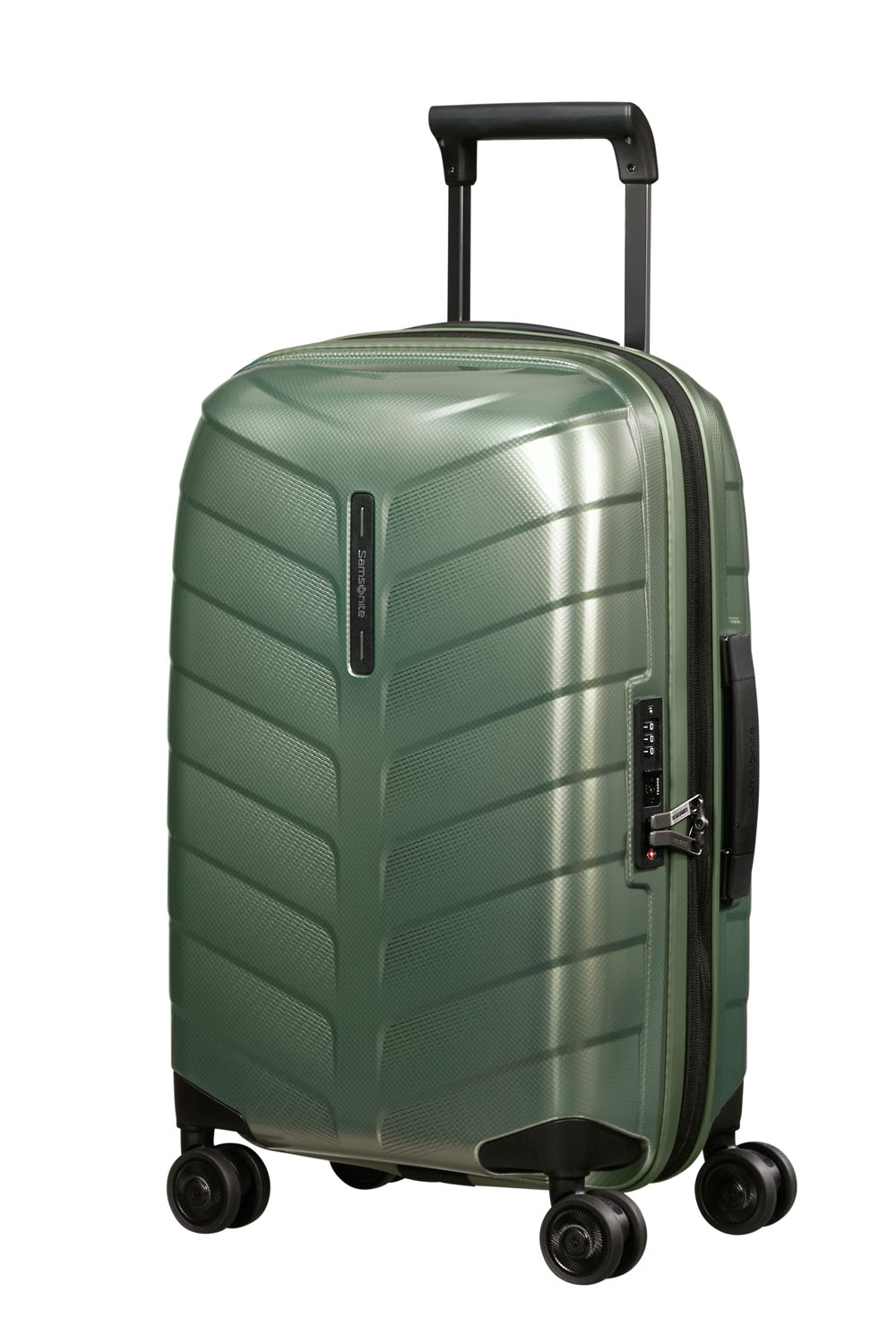 Samsonite Attrix Trolley mit 4 Rollen erweiterbar 55cm (23/26cm) Basil Green Samsonite Attrix Trolley mit 4 Rollen erweiterbar 55cm (23/26cm) Basil Green