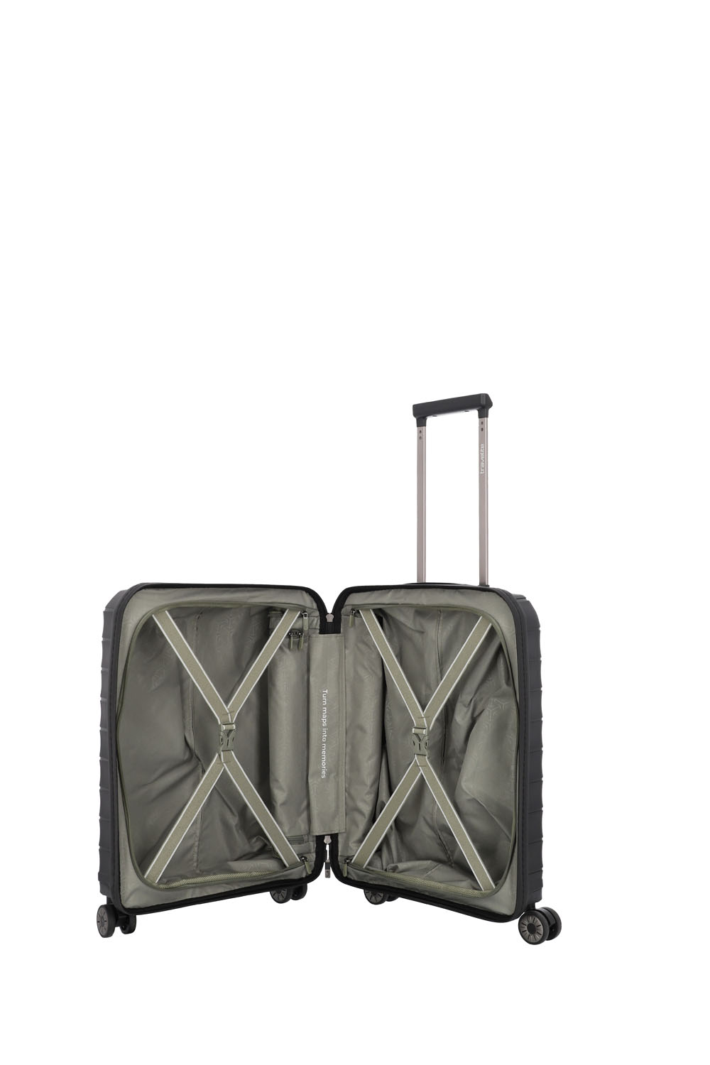 Travelite Mooby Trolley S, 4-Rollen Schwarz