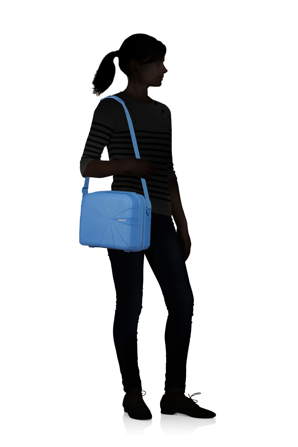 American Tourister StarVibe Beauty Case + GRATIS HOTELGUTSCHEIN Tranquil Blue