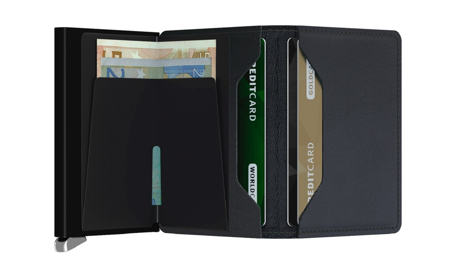Secrid Slimwallet Premium Emboss SEl-Lines Black Secrid Slimwallet Premium Emboss SEl-Lines Black