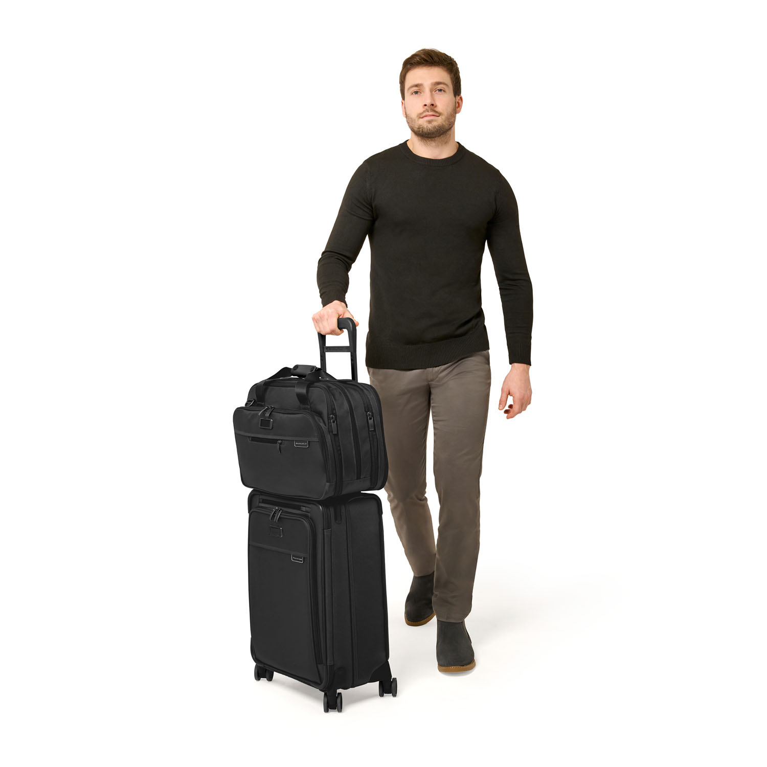 Briggs & Riley Baseline Essential 22" Carry-On Expandable Spinner Black Briggs & Riley Baseline Essential 22" Carry-On Expandable Spinner Black