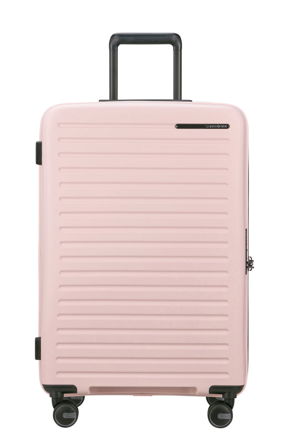 Samsonite Restackd Trolley mit 4 Rollen erweiterbar 68cm + GRATIS HOTELGUTSCHEIN Rose