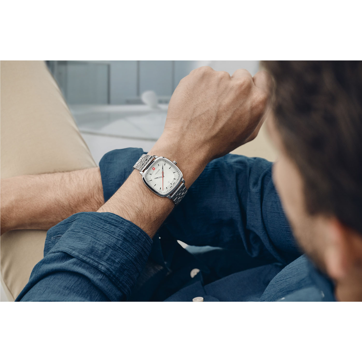 Wenger Vintage Classic Herrenuhr 37mm mit Quarzwerk Silber/silber/silber Wenger Vintage Classic Herrenuhr 37mm mit Quarzwerk Silber/silber/silber