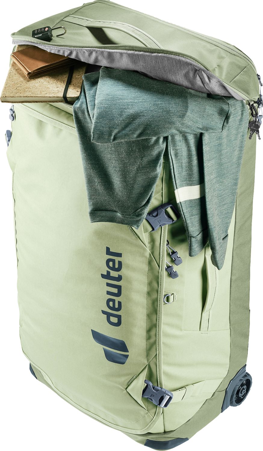 Deuter Duffel Pro Movo 90 Reisetasche auf Rollen Mineral-Grove
