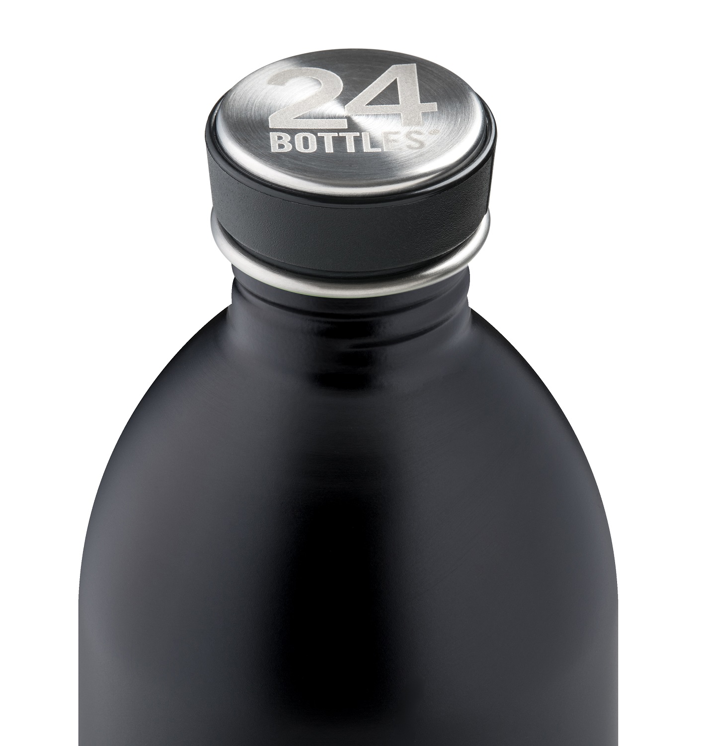 24Bottles® Urban Bottle Basic 1 Liter Stone Tuxedo Black 24Bottles® Urban Bottle Basic 1 Liter Stone Tuxedo Black