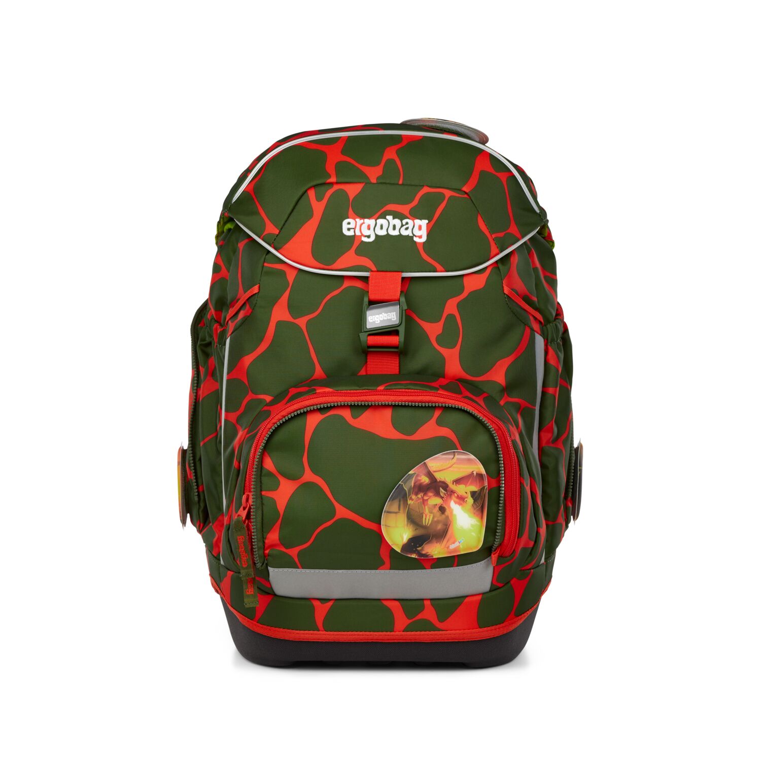 ergobag pack LUMI Editon 6-teiliges Schulrucksack-Set 2025 FeuerspeiBär