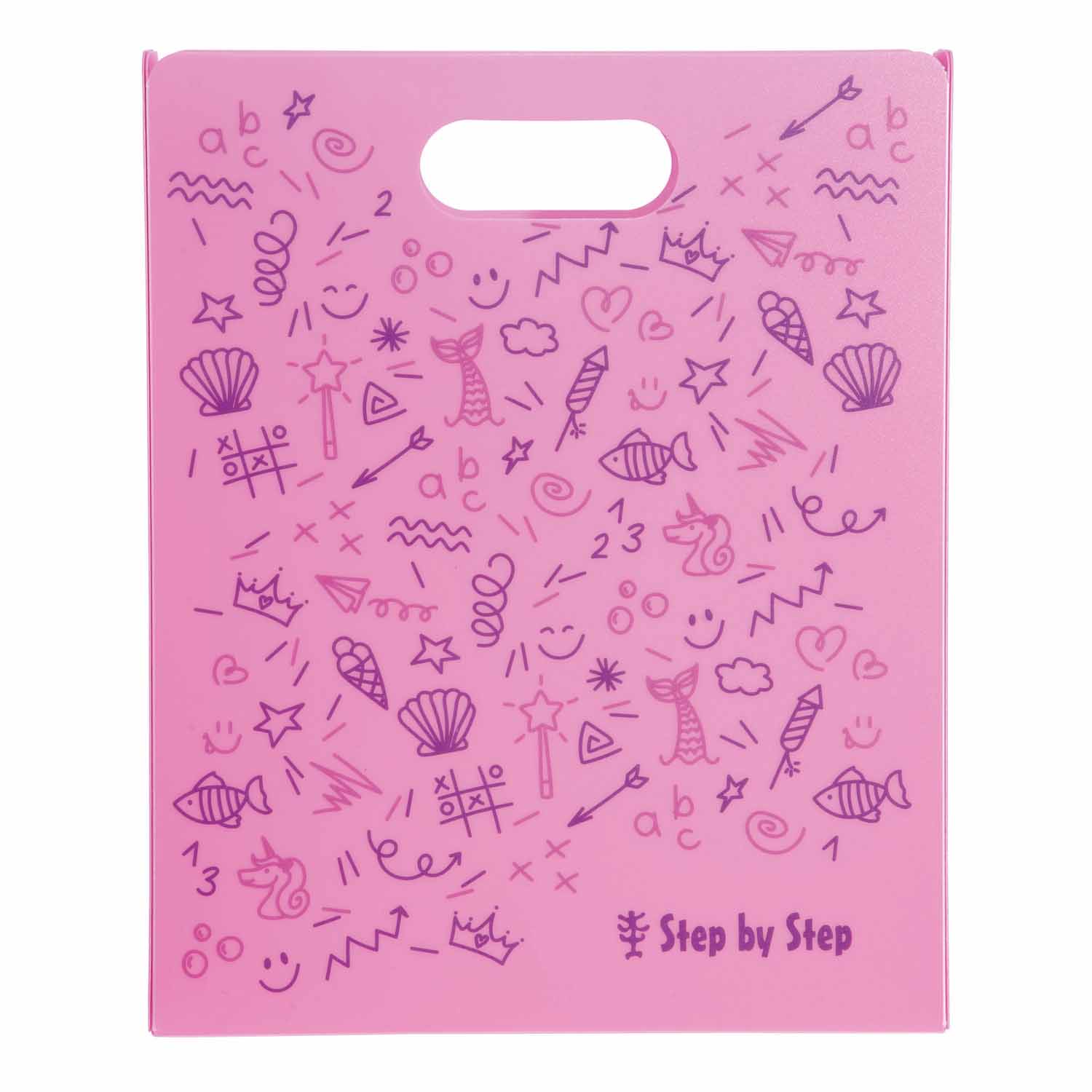 Step by Step Schulzubehör Heftbox mit Tragegriff Pink