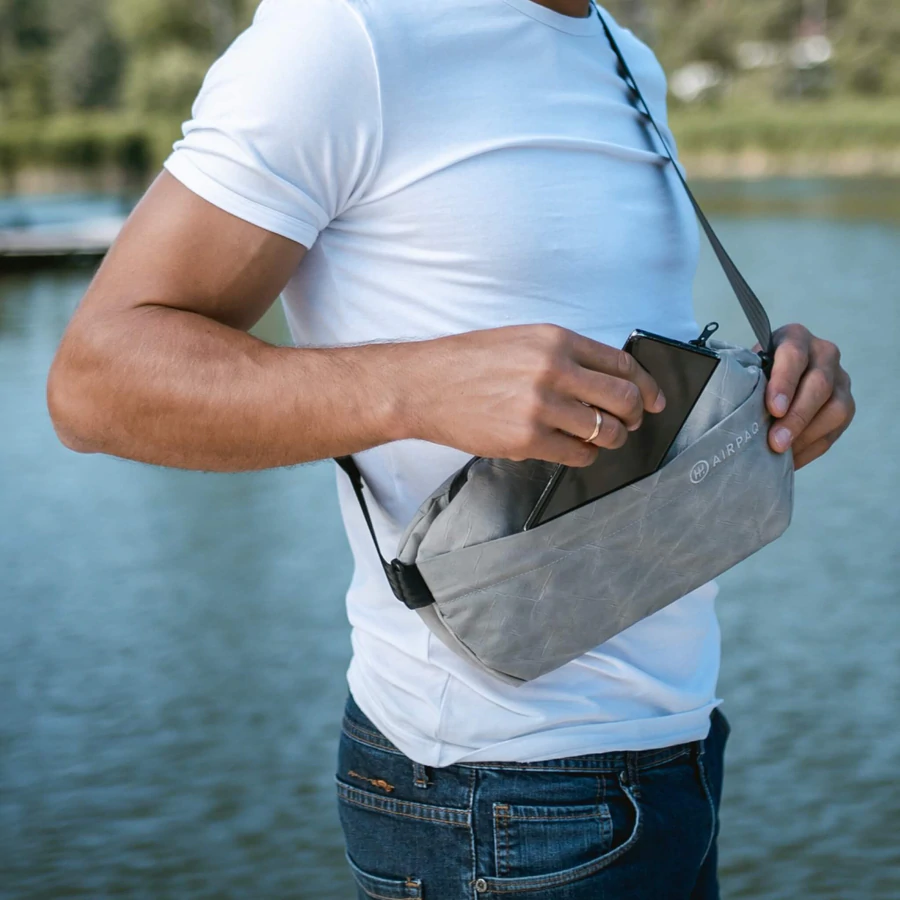 Airpaq Sling Baq Umhängetasche Sling Baq Grey Airpaq Sling Baq Umhängetasche Sling Baq Grey