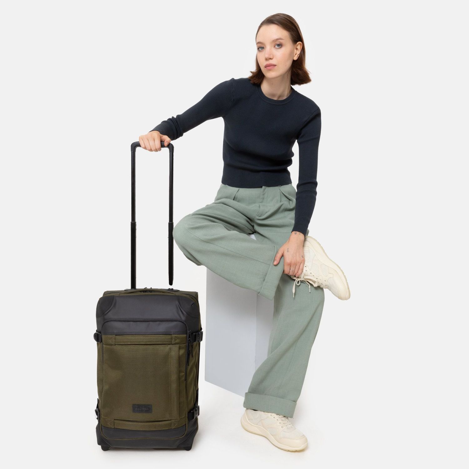 Eastpak Tranverz Reisetrolley S 2-Rollen CNNCT Army
