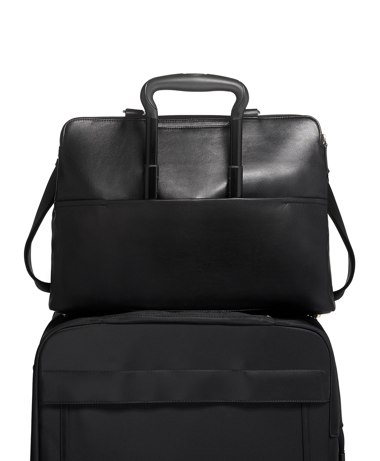 Tumi Voyageur Ivy Aktentasche aus Leder Black