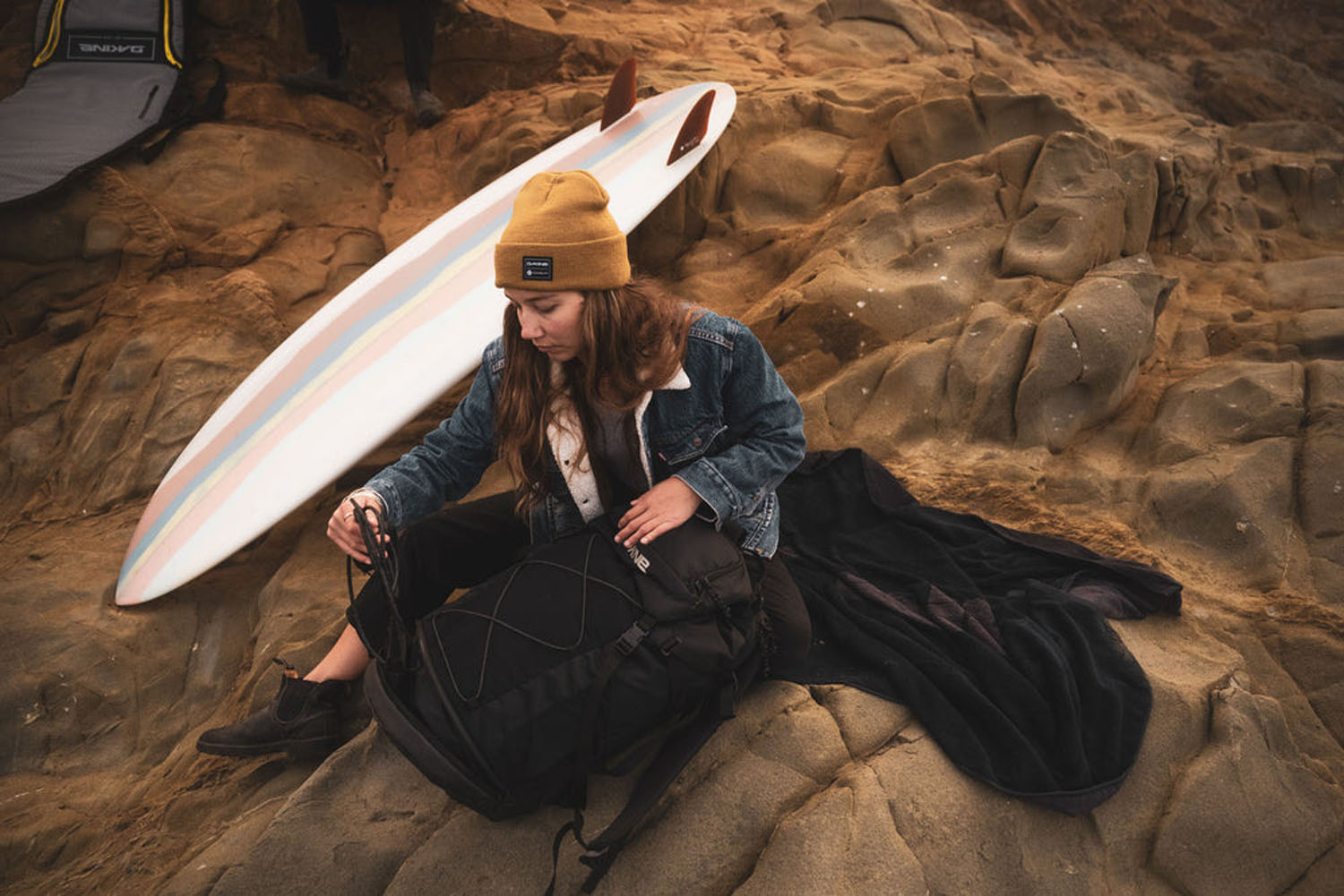 Dakine Mission Surf DLX Wet/Dry Pack 40L Rucksack Black Dakine Mission Surf DLX Wet/Dry Pack 40L Rucksack Black