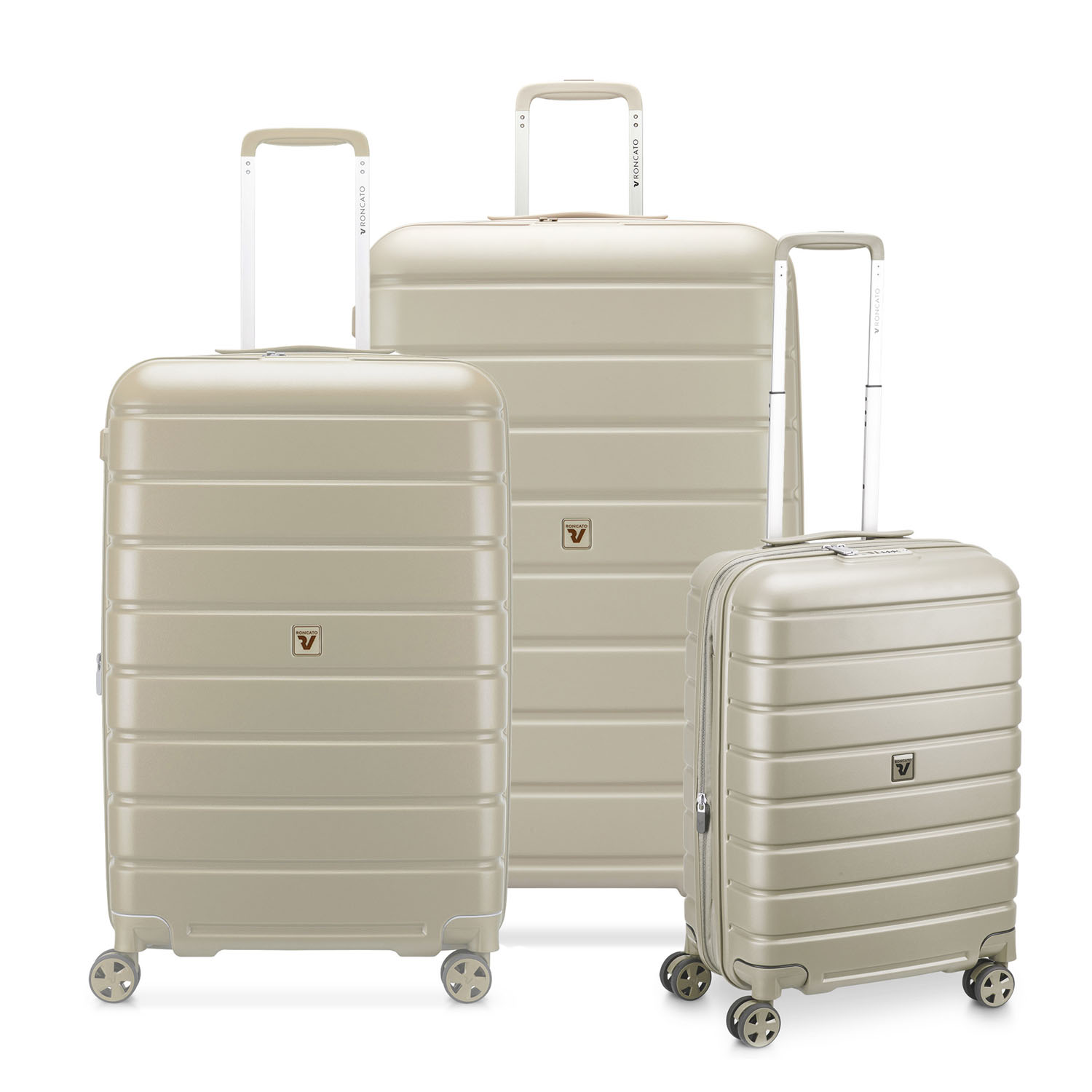 Roncato ReLIFE 3-Set Spinner 4-Rollen G+M+C Sand Roncato ReLIFE 3-Set Spinner 4-Rollen G+M+C Sand