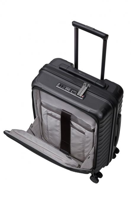 LTAA TITAN LITRON 4-Rollen Trolley S mit Vortasche Schwarz