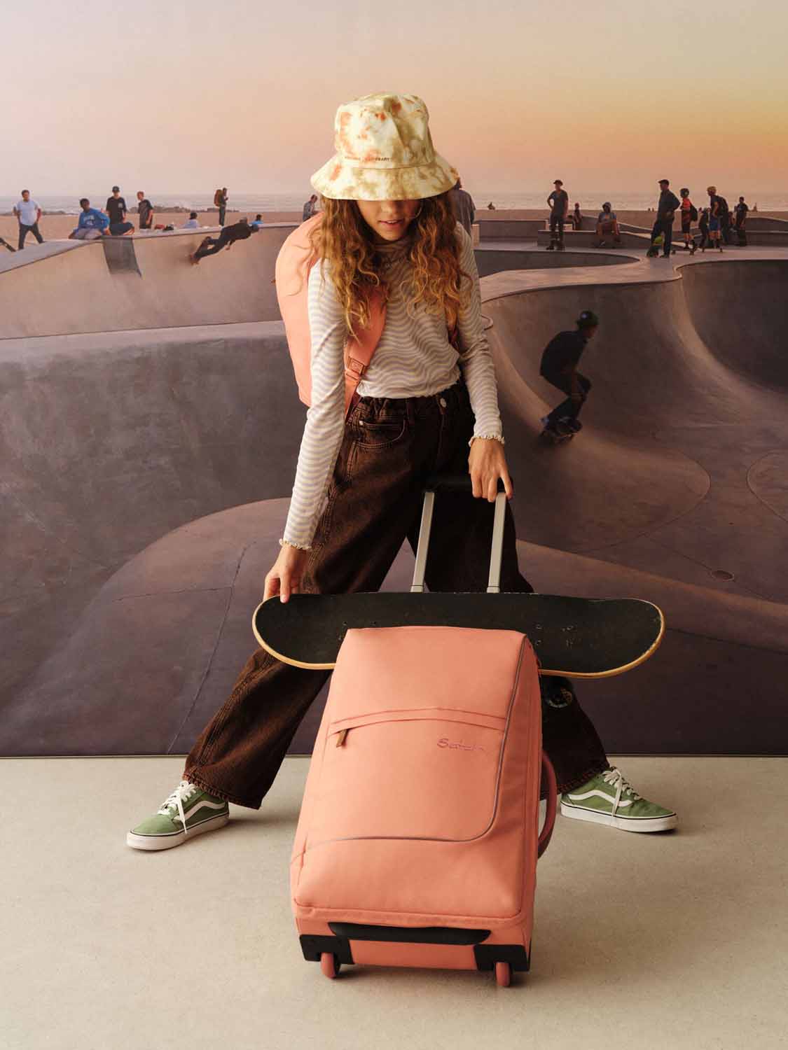 satch Koffer flow S Trolley Pure Coral satch Koffer flow S Trolley Pure Coral