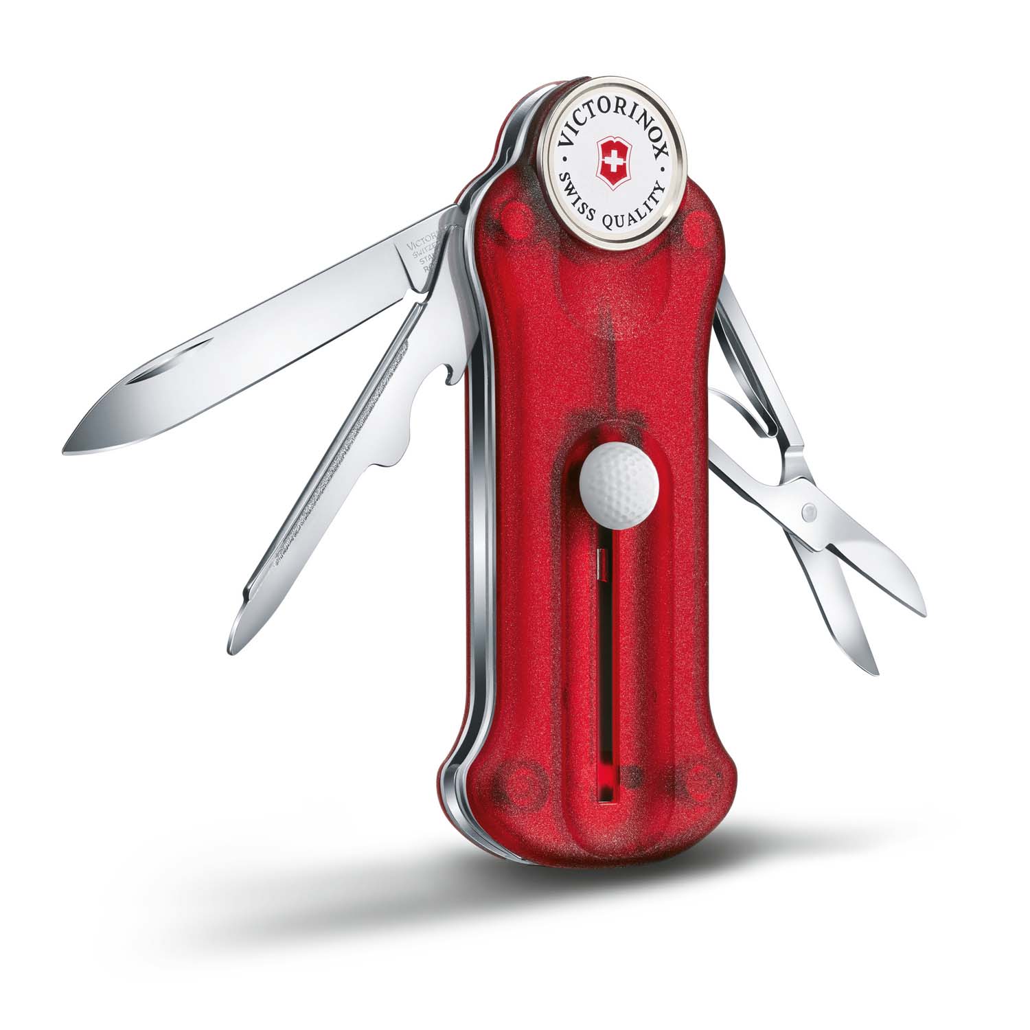 Victorinox GolfTool rot transparent