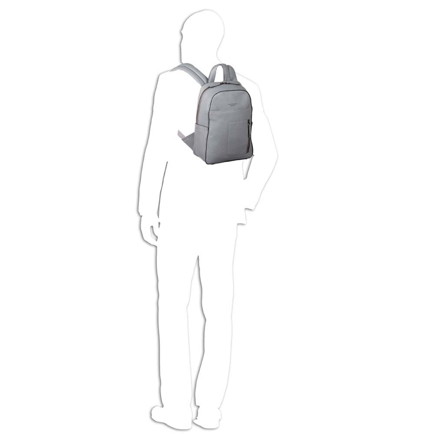 Piquadro David Laptop-Rucksack 15.6" grigio Piquadro David Laptop-Rucksack 15.6" grigio